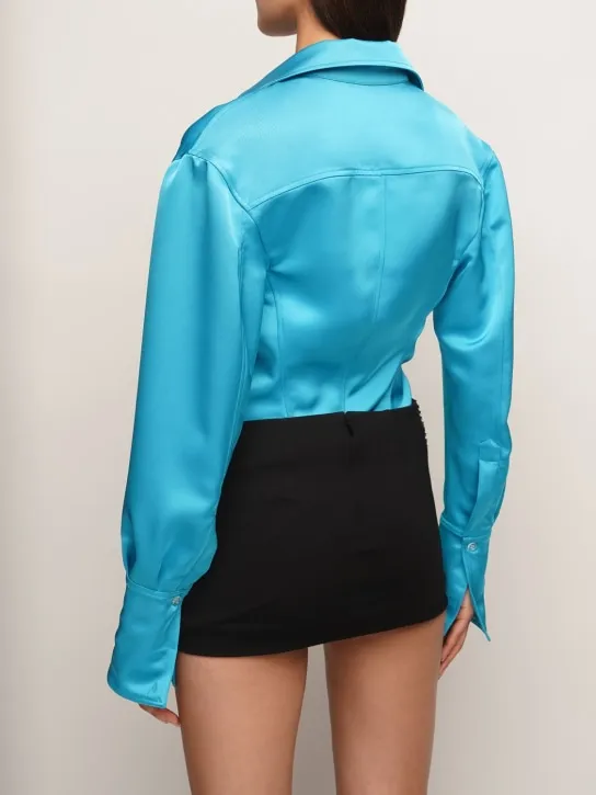 The Attico   Sequined mini skirt 