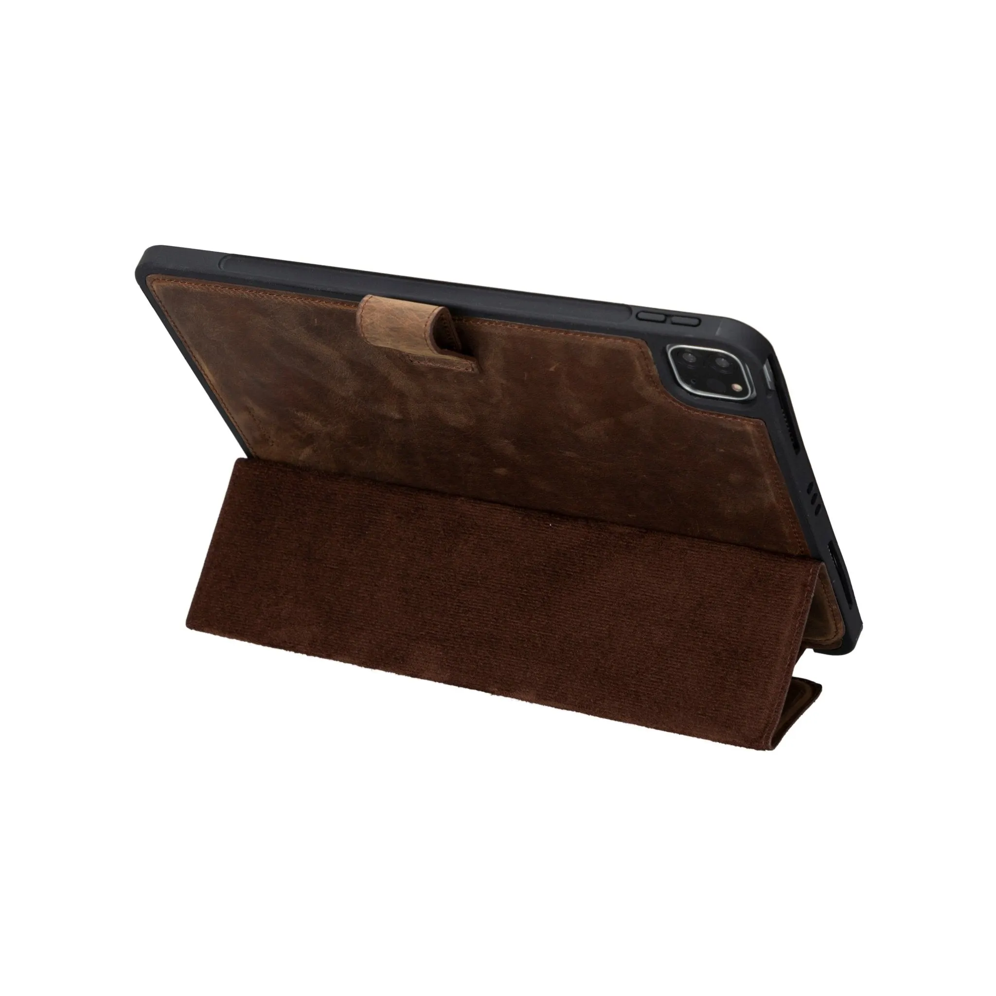Trigon Leather Folio iPad Air 11" (2024-M2), Distressed Coffee