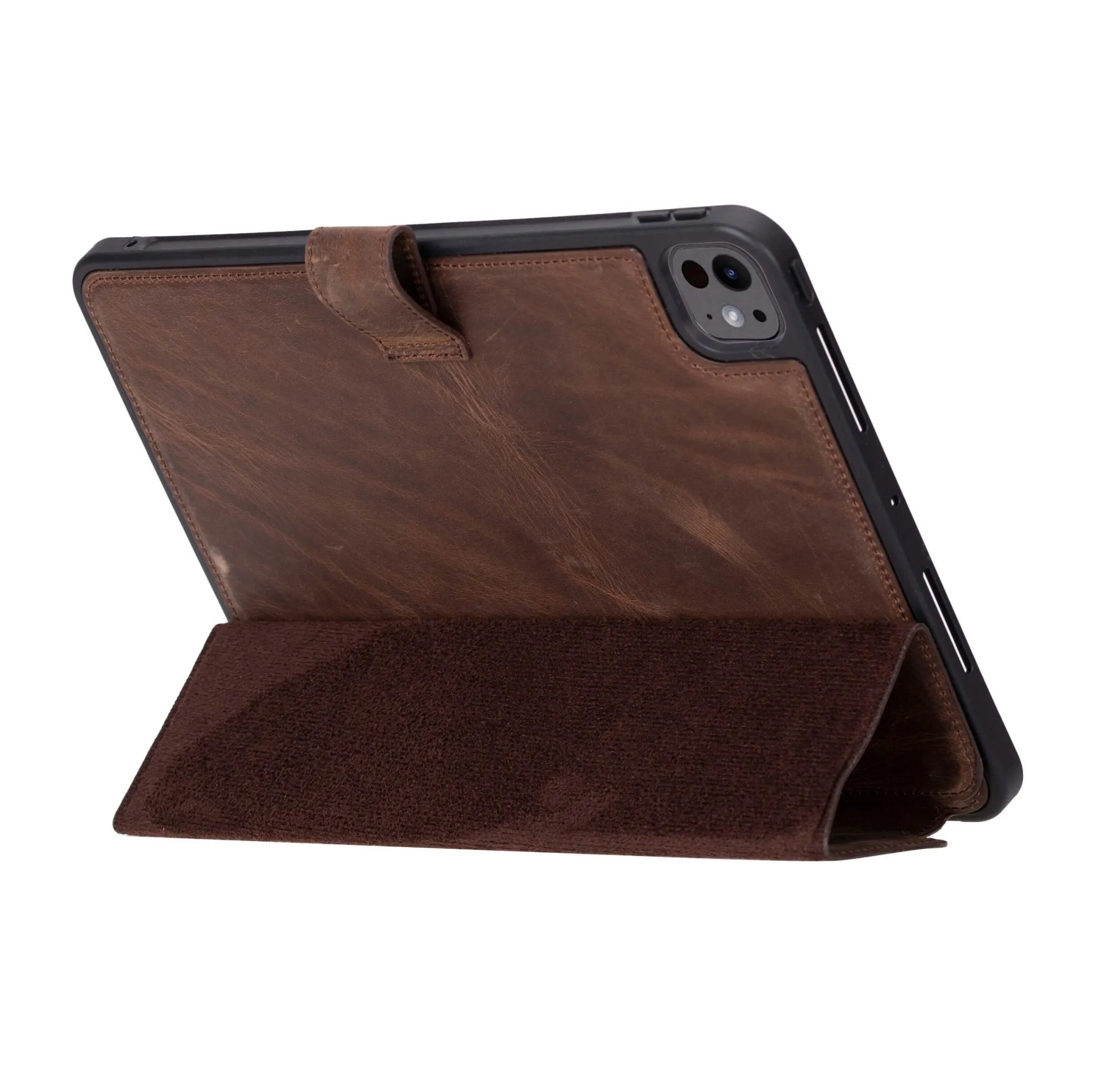 Trigon Leather Folio iPad Pro 11" (2024-M4), Distressed Coffee