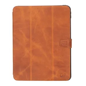Trigon Leather Folio iPad Pro 11" (2024-M4), Golden Brown