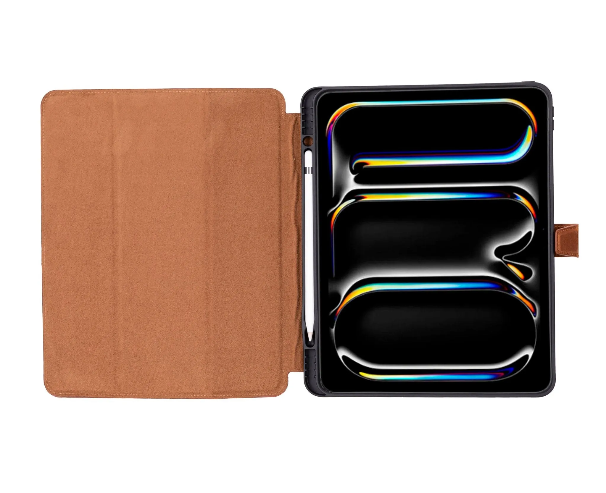 Trigon Leather Folio iPad Pro 11" (2024-M4), Golden Brown
