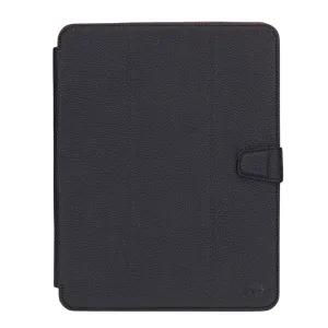 Trigon Leather Folio iPad Pro 12.9" (5th & 6th Gen), Pebble Black