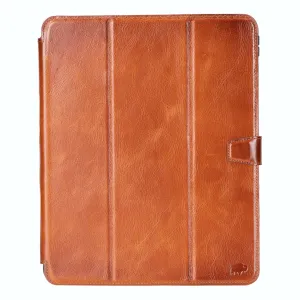 Trigon Leather Folio iPad Pro 13" (2024-M4), Burnished Tan
