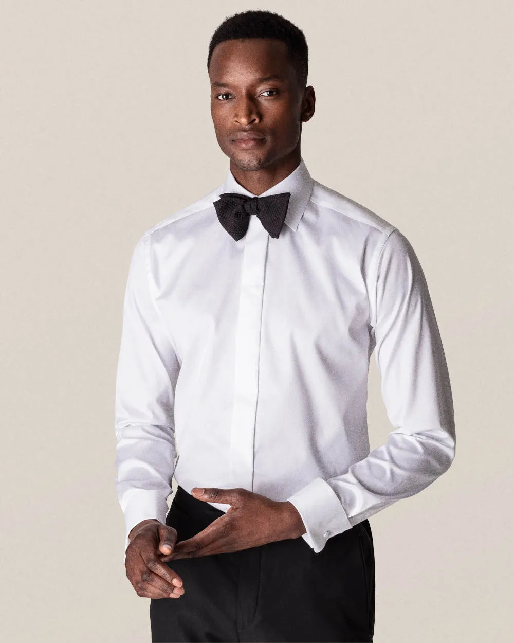 Twill Tuxedo Shirt- Contemporary Fit