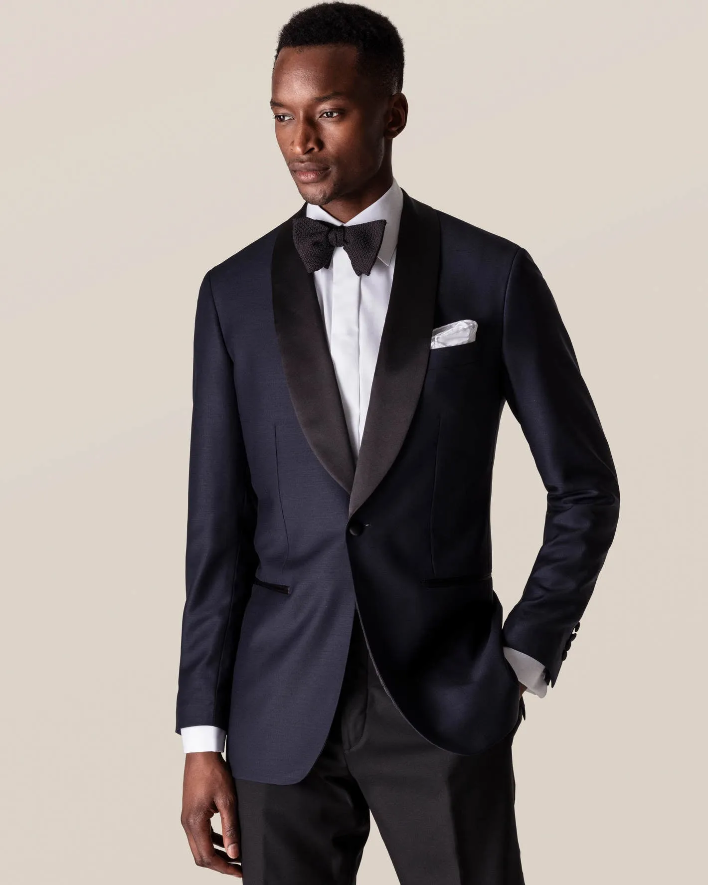 Twill Tuxedo Shirt- Contemporary Fit