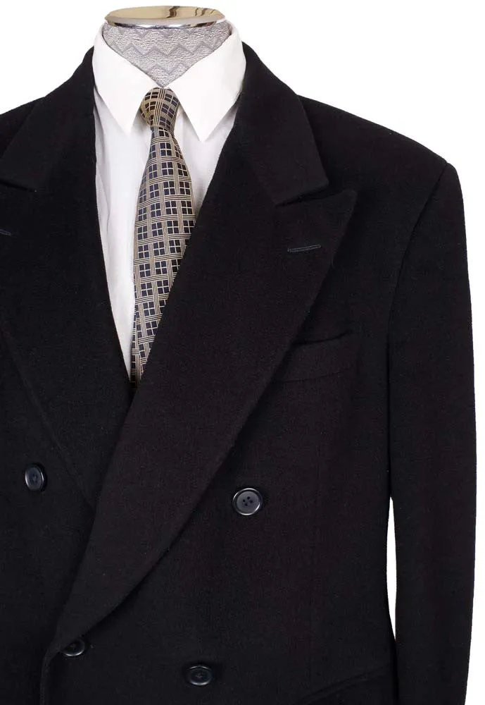 Vintage 1980s Cashmere Coat by Aquascutum - Mens - 42R