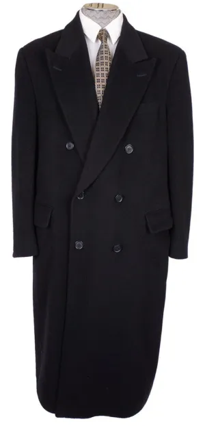 Vintage 1980s Cashmere Coat by Aquascutum - Mens - 42R