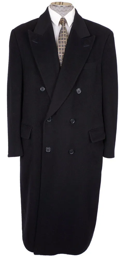 Vintage 1980s Cashmere Coat by Aquascutum - Mens - 42R