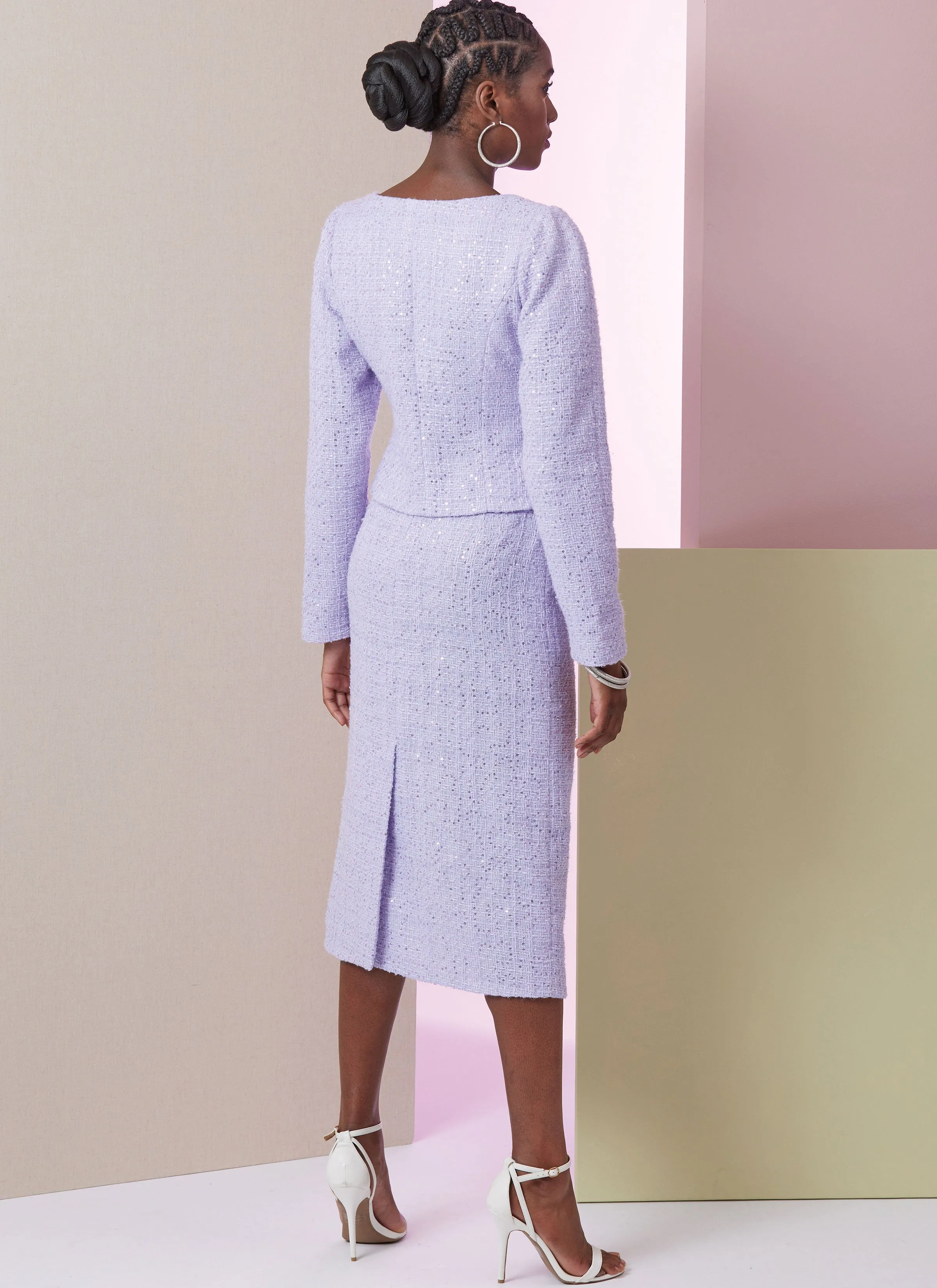 Vogue Pattern V2017 Misses' Jacket in Two Lengths, Skirt and Pants