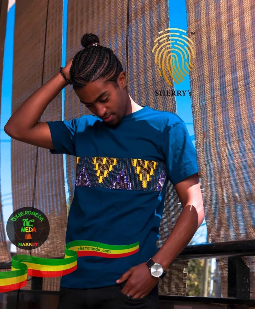 Wazema blue tee