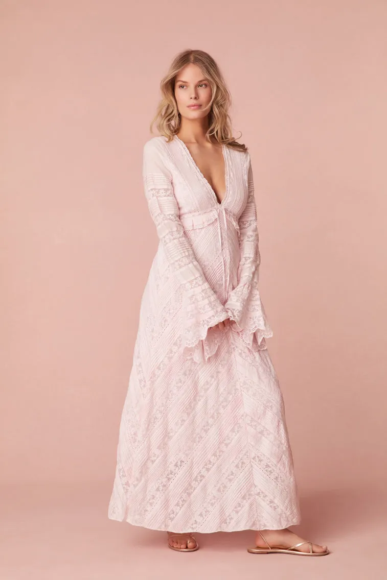 Weil Cotton Lace Maxi Dress