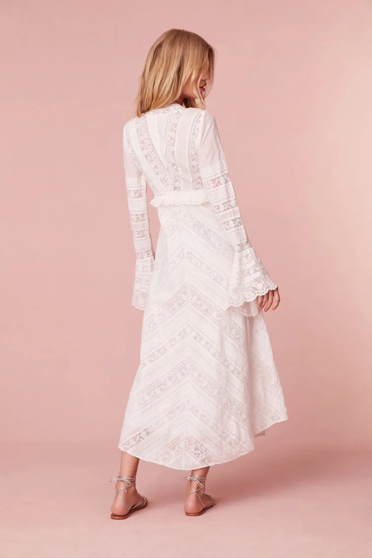 Weil Cotton Lace Maxi Dress