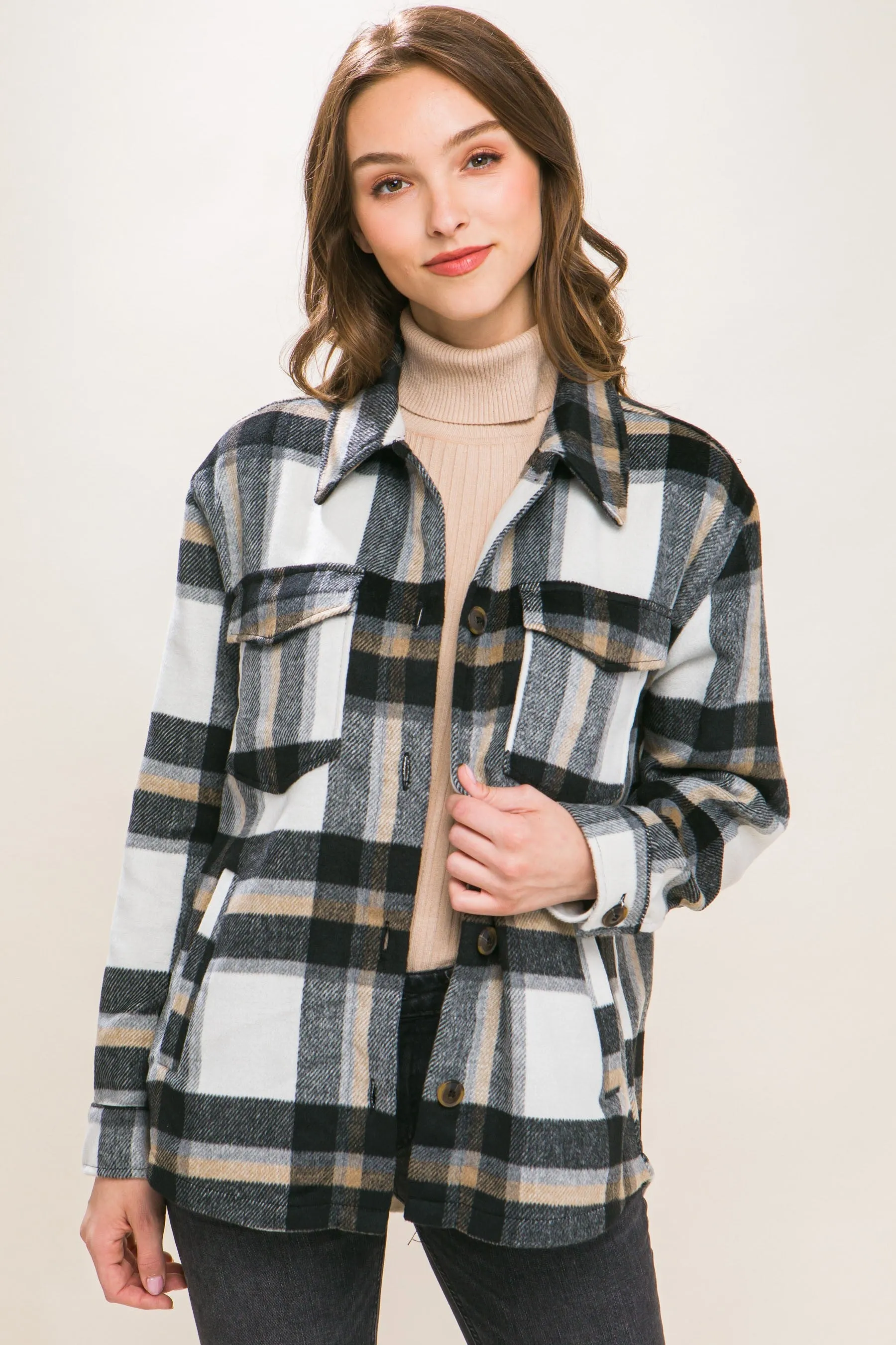 Wool Blend Shacket