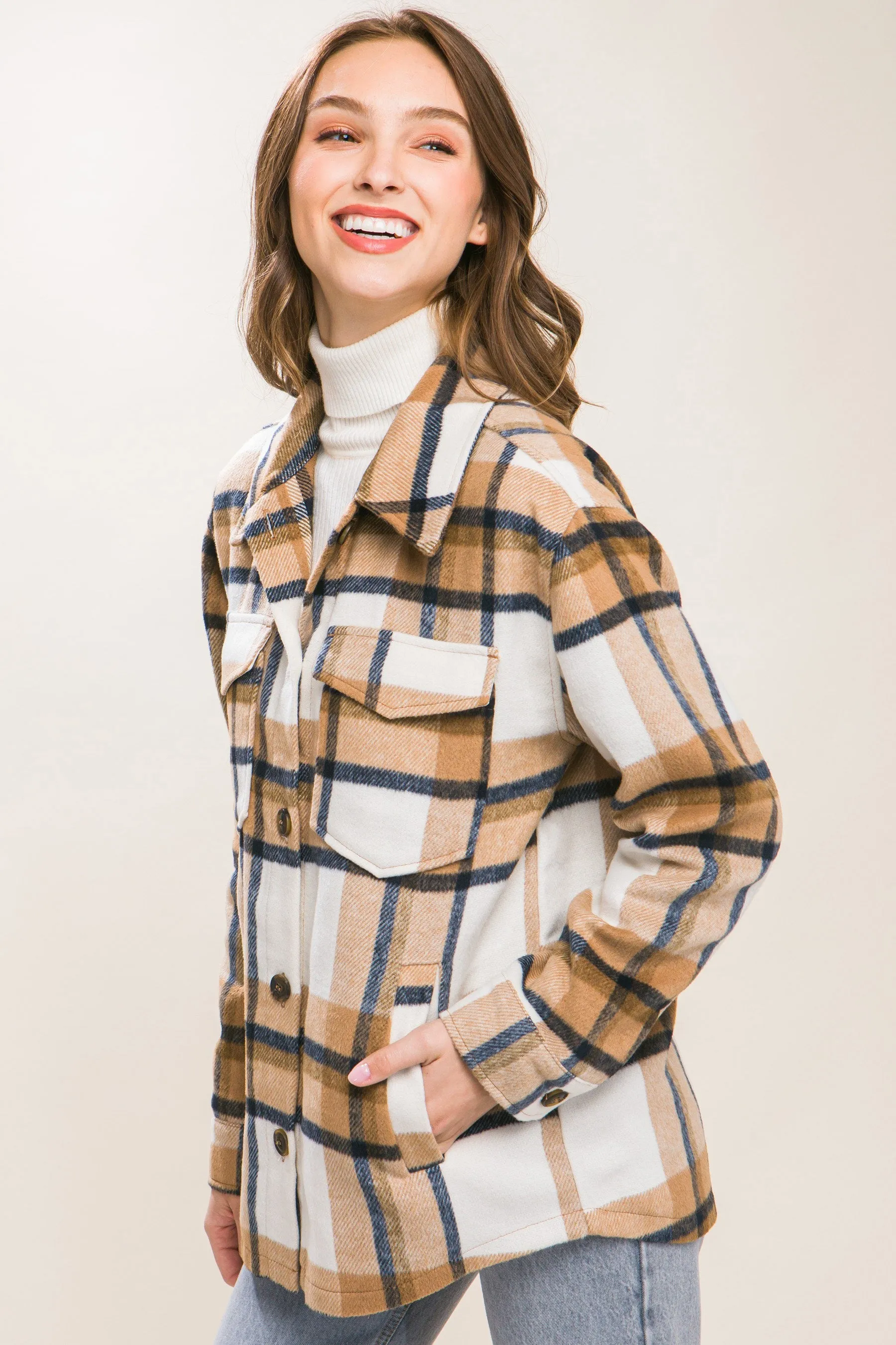 Wool Blend Shacket