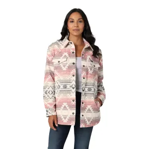 Wrangler | Ladies Retro® Vintage Red/Grey Shacket