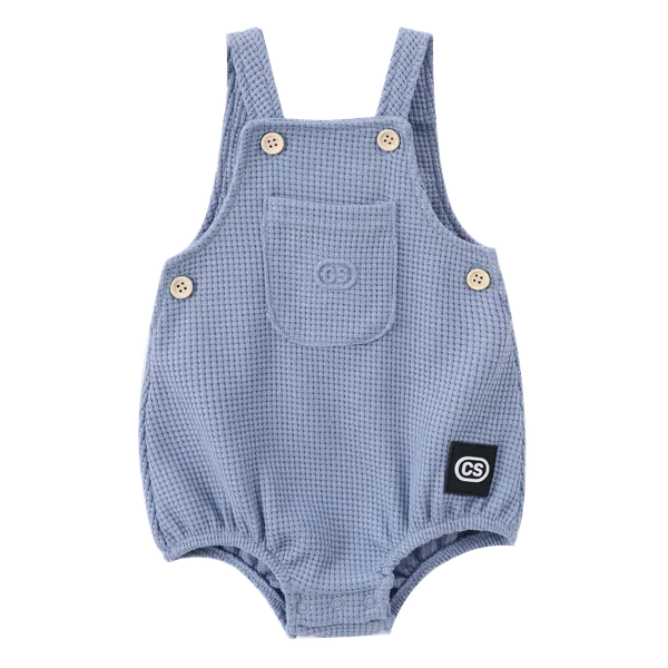 Xavier Summer Overall - Dusty Blue