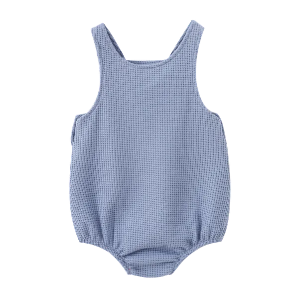 Xavier Summer Overall - Dusty Blue